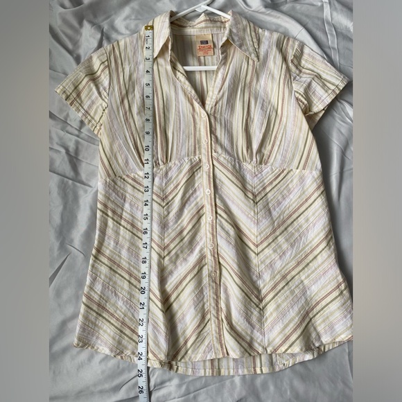Faded Glory Short Sleeve Button Front Shirt - Picture 4 of 8